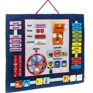 Oxybul Calendrier en tissu pas cher