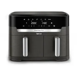 Friteuse sans huile Tefal Dual Easy Fry EY942HE0 11L Noir Reconditionn... pas cher