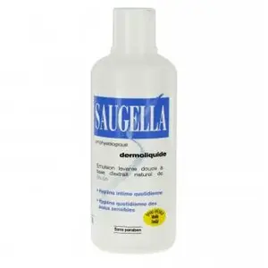 Saugella Dermoliquide Soin lavant hygiène intime femmes Sauge - Flacon 750ml pas cher