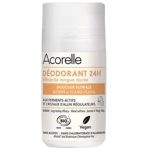 Acorelle Déodorant roll-on 24h douceur florale 50ml pas cher
