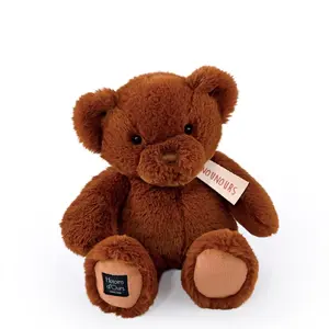 Peluche - HISTOIRE D'OURS - Le Nounours - Marron Cappuccino - 28cm pas cher