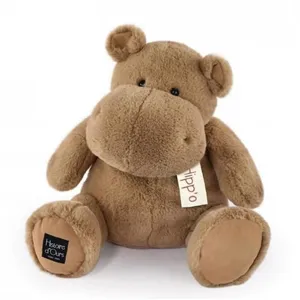 Comparateur de prix : Histoire d'Ours Peluche Hippopotame 40 Cm Marron - Histoire D'ours