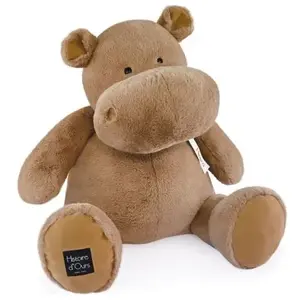 Histoire d'Ours Peluche géante Hippo chocolat chaud (85 cm) pas cher