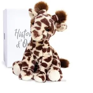 Doudou et Compagnie Histoire D'ours Lisi La Girafe Pm - Naturelle pas cher