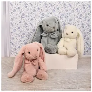 Histoire d'Ours - Peluche Lapin - Rose - 30 cm - PREPPY CHIC - HO3136 pas cher