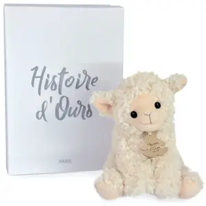 Histoire d'Ours Peluche Agneau Vintage 20cm Pm pas cher