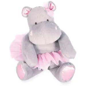 Peluche hippopotame tutu rose - 22CM Gris et rose Histoire d'ours pas cher