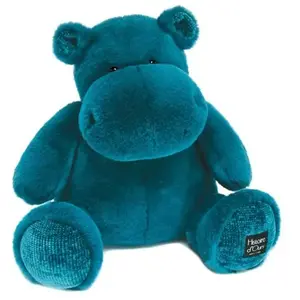 Peluche hippopotame - 40CM BLEU CANARD Histoire d'ours pas cher