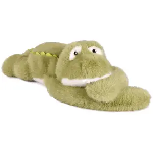 Comparateur de prix : Doudou et Compagnie Peluche crocodile vert lesté 50 cm