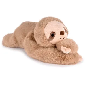 Doudou et Compagnie Peluche paresseux marron lesté 40 cmVendu parrakuten