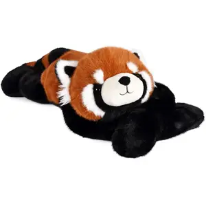 Peluche géante Panda Roux lesté PODCOLL (75 cm) pas cher