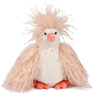 Doudou et Compagnie Peluche Poule Poulette Frisottis 20 cm