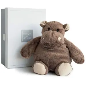 HISTOIRE D’OURS Hippo Assis Moyen Modèle 23 cm pas cher