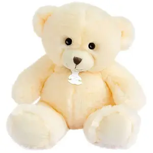 Histoire d'Ours Ours Bellydou - Crème 30 cm pas cher