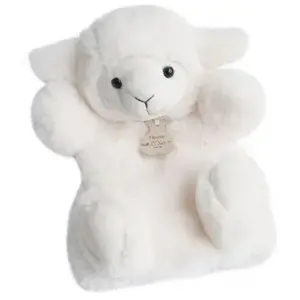 Histoire d'Ours Doudou et compagnie douce marionette agneau pas cher