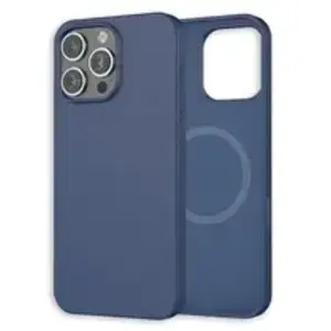 Coque en Silicone WeFix compatible MagSafe pour iPhone 16 Pro Max Bleu pas cher
