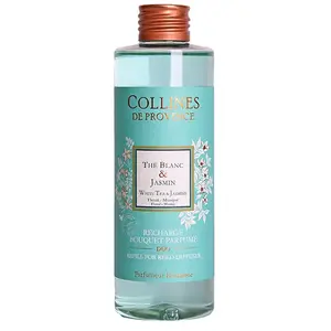 Collines de Provence Bouquet Parfumé Thé Blanc & Jasmin Recharge 200ml pas cher