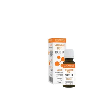 D.Plantes Vitamine D3 1000 UI 20ml pas cher