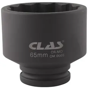 Douille moyeux - CLAS - OM 0065 - ø65mm - 12 pans - 3/4" Cr-Mo pas cher