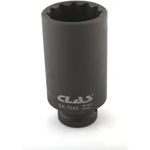 Douille à choc écrou moyeu VAG 12 pans 32mm 1/2" L.85mm Cr-Mo - SA 704... pas cher