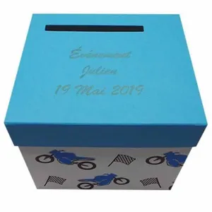 NO NAME Urne personnalisée Bleu Thème Moto pas cher