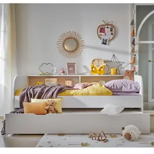 Camif Camif - Lit Gigogne Louis - Marron pas cher