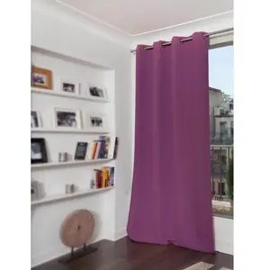Rideau Phonique Occultant et Thermique MOONDREAM Violine 145 x 260 cmVendu parrakuten