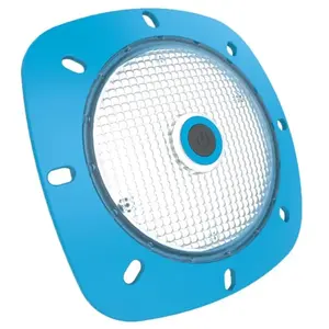 Clairage piscine - Projecteur Notmad 18 led - rgb - Enjoliveur bleu cl...