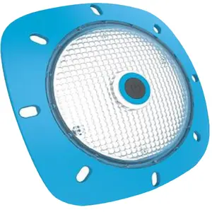 Clairage piscine - Projecteur Notmad 18 led - Blanc - Enjoliveur bleu clair de Seamaid pas cher