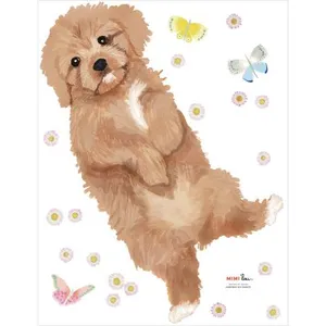 Mimi'lou Planche sticker Chiot Doodle (35 x 45 cm) pas cher