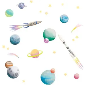 Mimi'lou Planche sticker Just a touch Espace (26 x 19 cm) pas cher