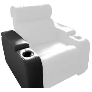 Fauteuils cinéma Lumene Hollywood Luxury II Noir (Bras droit) pas cher
