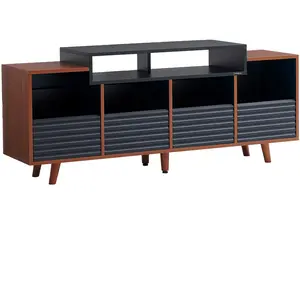 Comparateur de prix : Meubles hi-fi NorStone Oslo 1600 Noir et Noyer NOROSVI160ABSWN