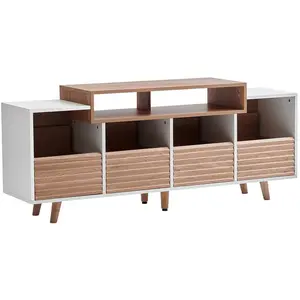 Meubles hi-fi NorStone Oslo 1600 Blanc et Chêne NOROSVI160AWTOK pas cher