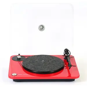 Platines vinyle hi-fi Elipson Chroma 400 Rouge laqué ELICHR400RD pas cher
