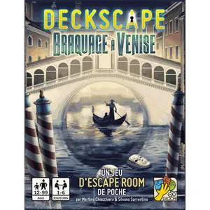 Jeu de réflexion Super Meeple Deckscape Braquage à Venise pas cher