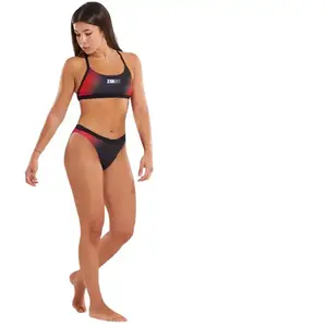 Haut de maillot de bain femme Z3R0D Mix et Match Noir XS pas cher