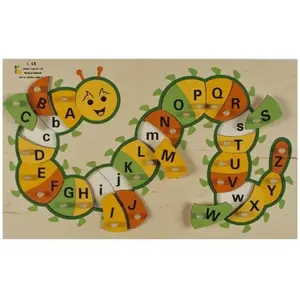 BSM - Puzzle Encastrement Educatif Alphabet - La Chenille - E72515640 pas cher