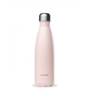 Qwetch - Bouteille nomade isotherme 750 ml - Rose pastel pas cher