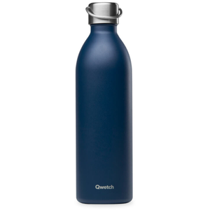 Qwetch - Bouteille isotherme ACTIVE Matt Bleu marine 1L - QwetchVendu pargalaxus
