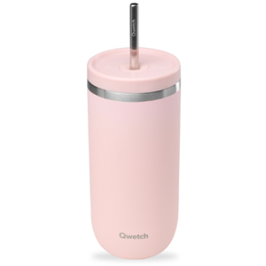 Qwetch - Cold cup isotherme en inox 600 ml - Qwetch Pastel - RoseVendu parbol