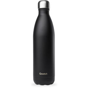 Qwetch - Isothermische fles - Originals Matt Zwart- 750ml pas cher