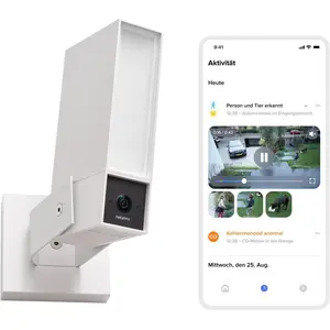 Netatmo NOC2-W (1920 x 1080 Pixels), Caméra réseau, Blanc pas cher