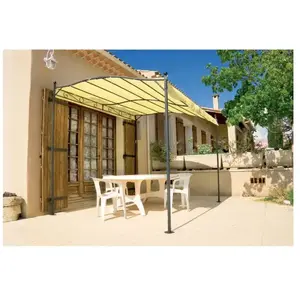 WERKA PRO Pergola - Alliance - Fer forgé - 3 x 2,5 m - Adossée - Élégance et solidité pas cher