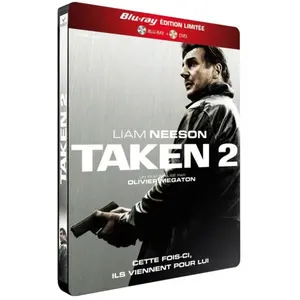 Europeart Taken 2 - Combo Blu-Ray + DVD - Boîtier métal Limité pas cher