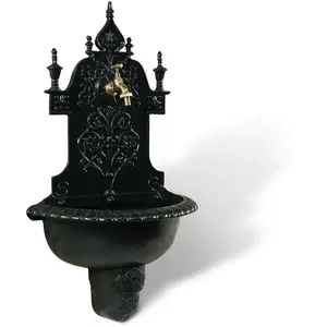 Fontaine de Jardin Aluminium Vert 44x22.5x77.5cm - Décoration d'Autref...Vendu parcdiscount
