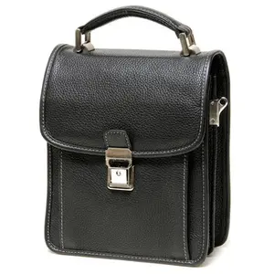 Sacoche Golf GERARD HENON GH 2912 - Noir - Cuir de Vachette grainé - HommeVendu parrakuten