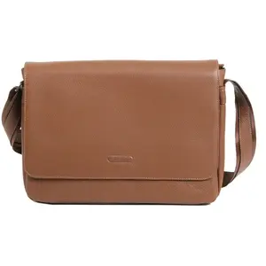 Besace Katana Cuir de Vachette grainé K83606 - Marron - HommeVendu parrakuten