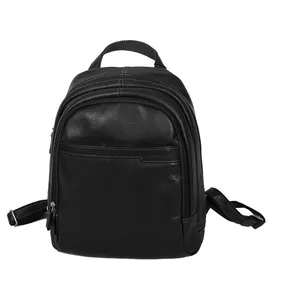 Sac à dos Katana 69308 - Noir - Cuir de Vachette grainé - Femme pas cher