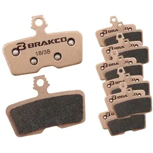 Brakco Plaquettes De Frein à Disque Frittées Avid Code 2011+/sram Code R Code Re-c 25 Paires pas cher